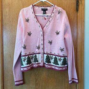 Embroidered Christmas Sweater